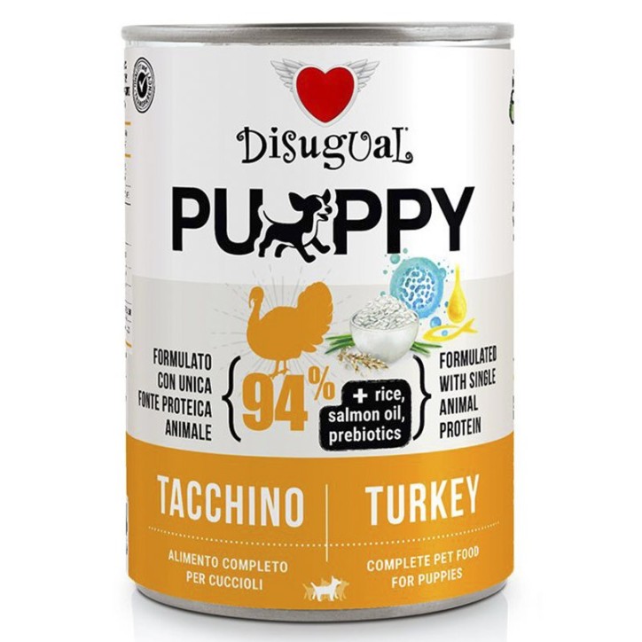 Disugual Llaunes Gos * Puppy * Gall dindi 400 Gr