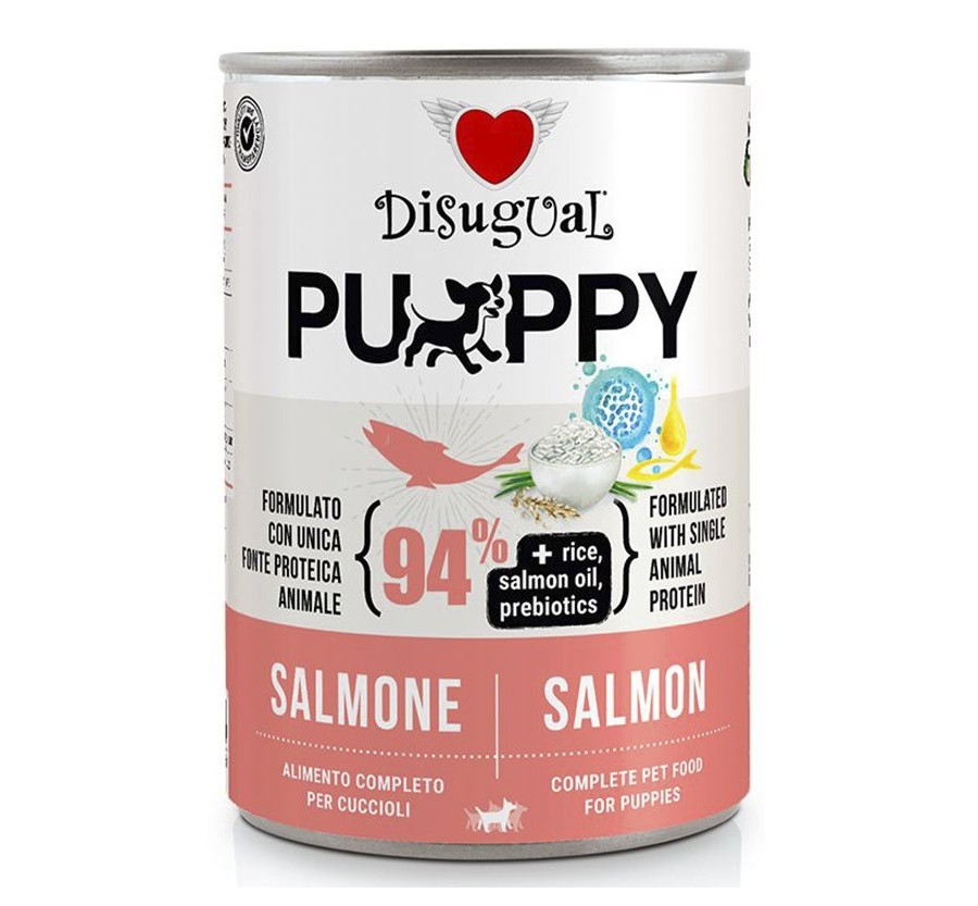 Disugual Llaunes Gos * Puppy * Salmó 400 Gr