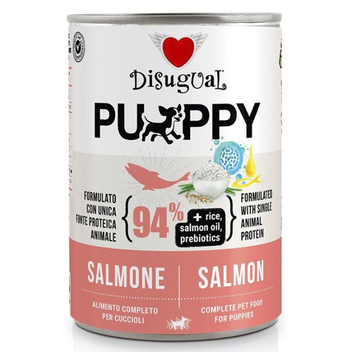 Disugual Llaunes Gos * Puppy * Salmó 400 Gr