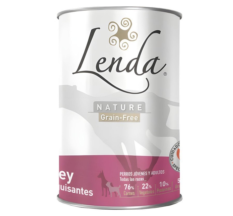 Lenda LLAUNES Dog Bou amb Pèsols 400gr