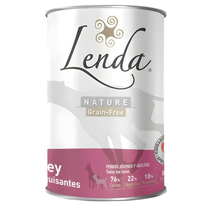 Lenda LLAUNES Dog Bou amb Pèsols 400gr