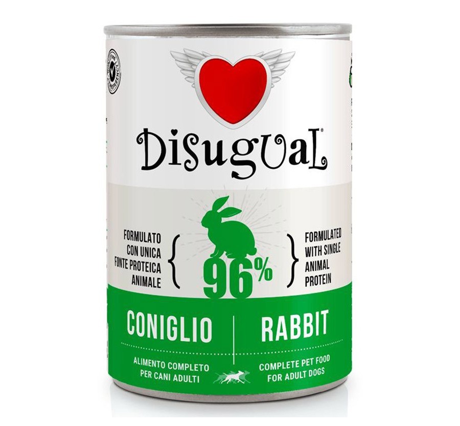 Disugual Llaunes Gos Conill 400 Gr