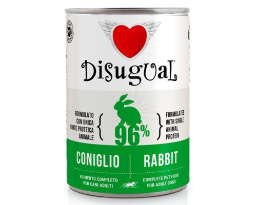 Disugual Llaunes Gos Conill 400 Gr