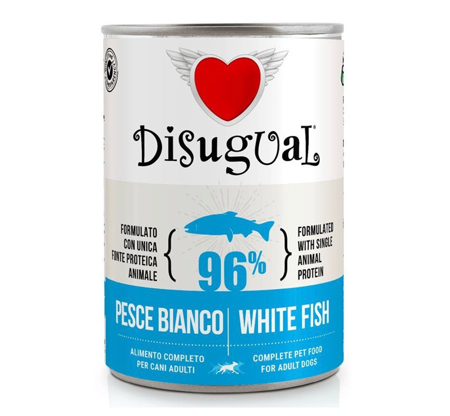 Disugual Llaunes Gos Peix Blanc 400 Gr