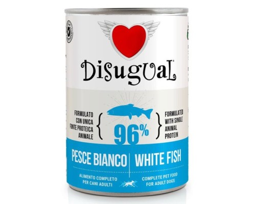 Disugual Llaunes Gos Peix Blanc 400 Gr