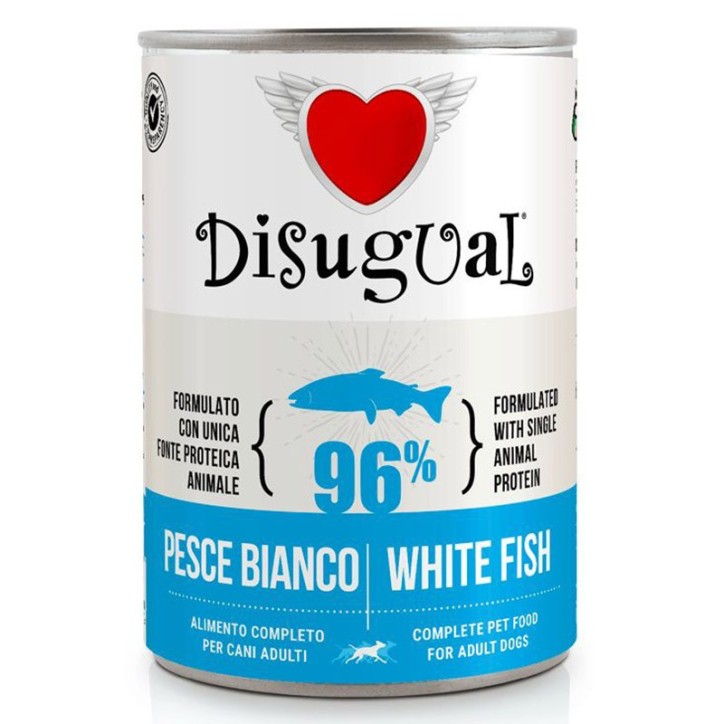 Disugual Llaunes Gos Peix Blanc 400 Gr