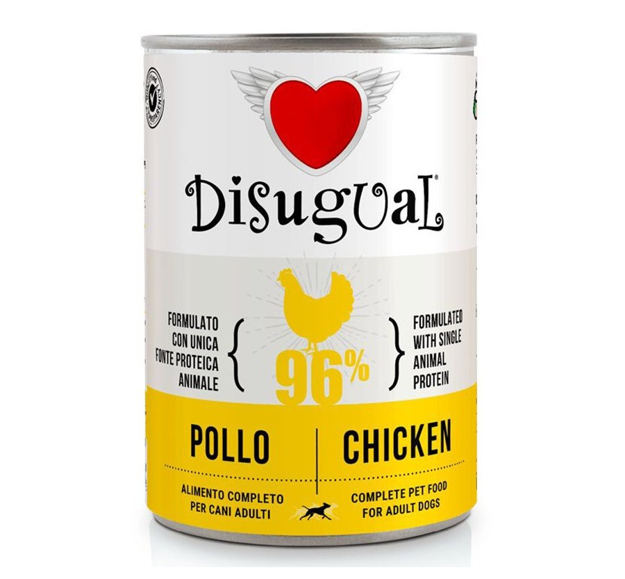 Disugual Llaunes Gos Pollastre 400 Gr