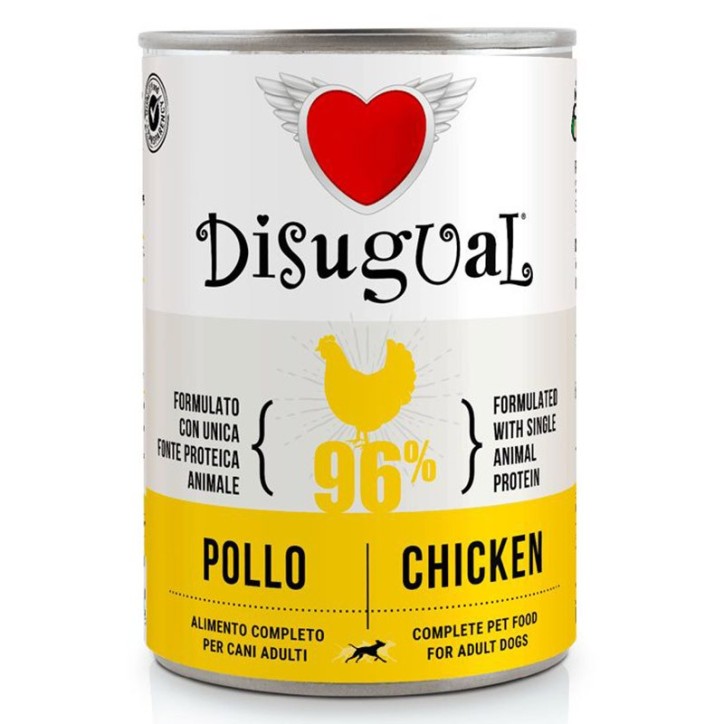 Disugual Llaunes Gos Pollastre 400 Gr