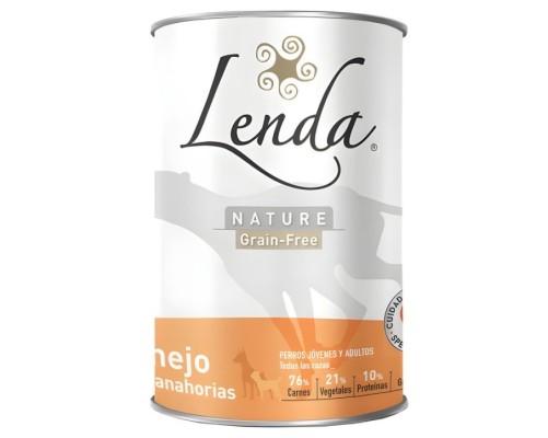 Lenda LLAUNES Dog Conill amb Pastanagues 400gr