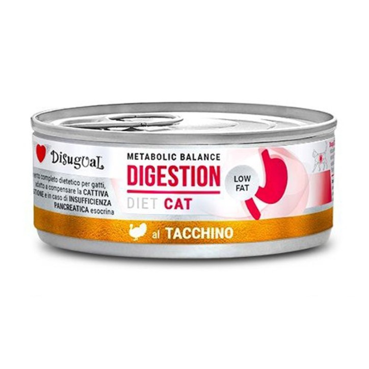 Disugual Metabolic *Digestion L.F.* Llaunes Gat Gall dindi 85Gr