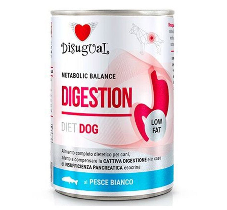Disugual Metabolic *Digestion L.F.* Llaunes Gos Peix Blanc 400 Gr