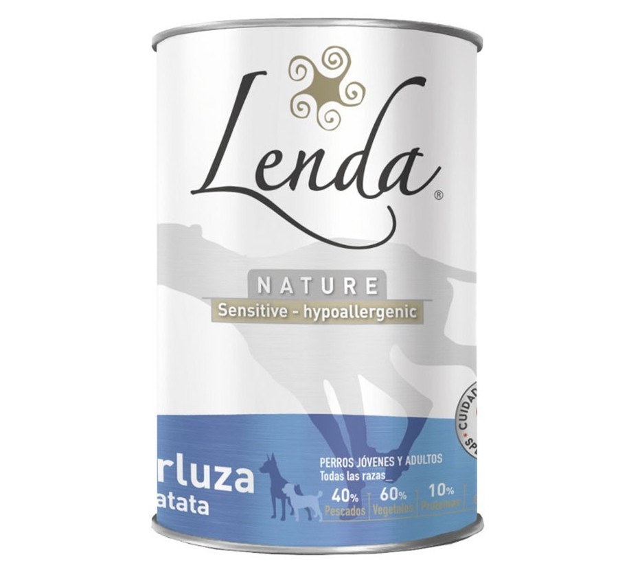 Lenda LLAUNES Dog Lluç amb Patata 400gr