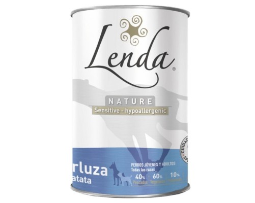 Lenda LLAUNES Dog Lluç amb Patata 400gr
