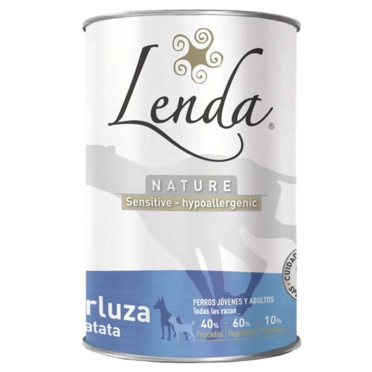 Lenda LLAUNES Dog Lluç amb Patata 400gr