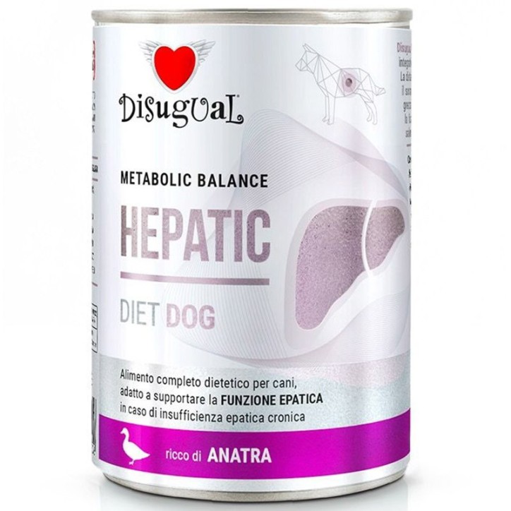 Disugual Metabolic *Hepatic* Llaunes Gos Ànec 400 Gr