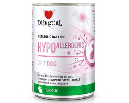 Disugual Metabolic *Hypoallergenic* Llaunes Gos De Conill 400 Gr