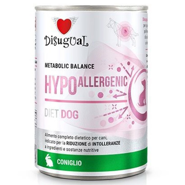 Disugual Metabolic *Hypoallergenic* Llaunes Gos De Conill 400 Gr