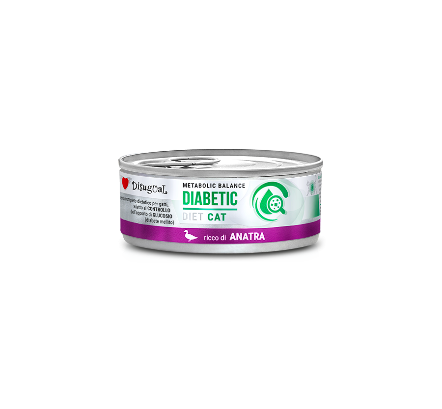 Disugual Metabolic *Diabetic* Ànec Disugual Diet Gat Llauna 85Gr