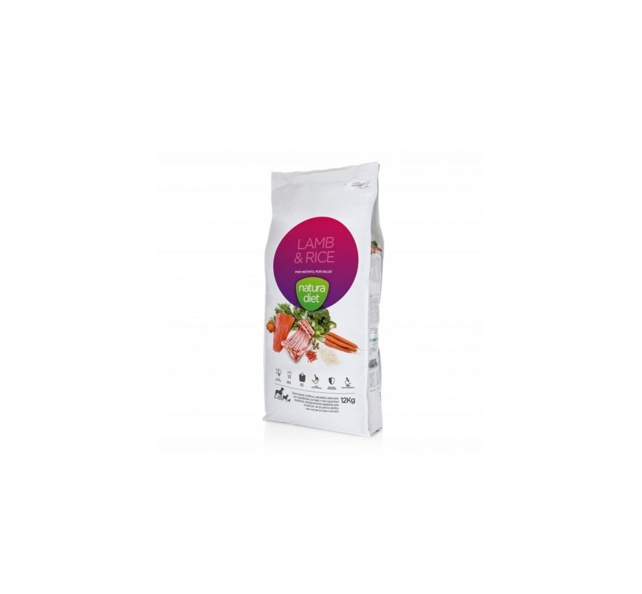 Natura Diet Lamb & rice (Xai i arròs) 12Kg