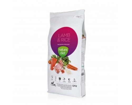 Natura Diet Lamb & rice (Cordero y arroz) 12Kg