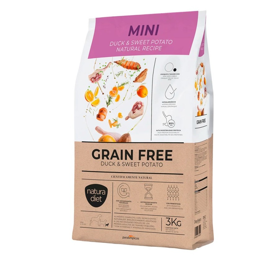 Natura Diet Grain Free Duck & Sweet Potato Mini 3 Kg