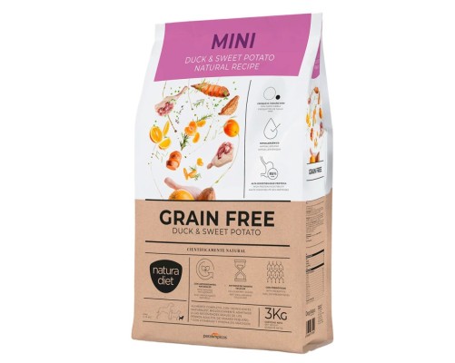 Natura Diet Grain Free Duck & Sweet Potato Mini 3 Kg