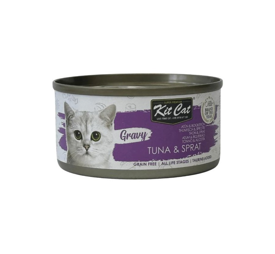 Kit Cat Llauna Gravy - Tonyina i seitó 70g