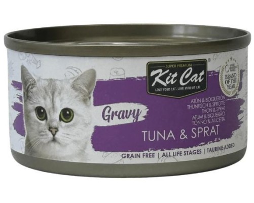 Kit Cat Llauna Gravy - Tonyina i seitó 70g
