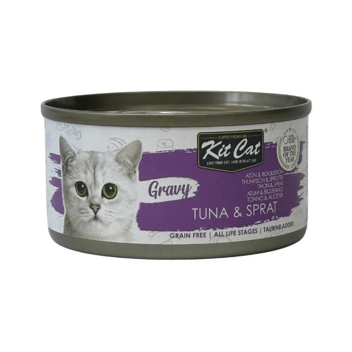 Kit Cat Llauna Gravy - Tonyina i seitó 70g