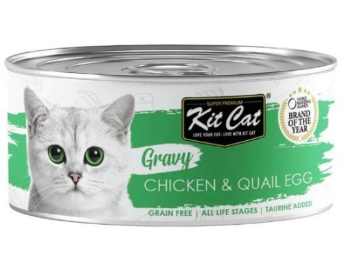 Kit Cat Llauna Gravy - Tonyina i ou de guatlla 70g