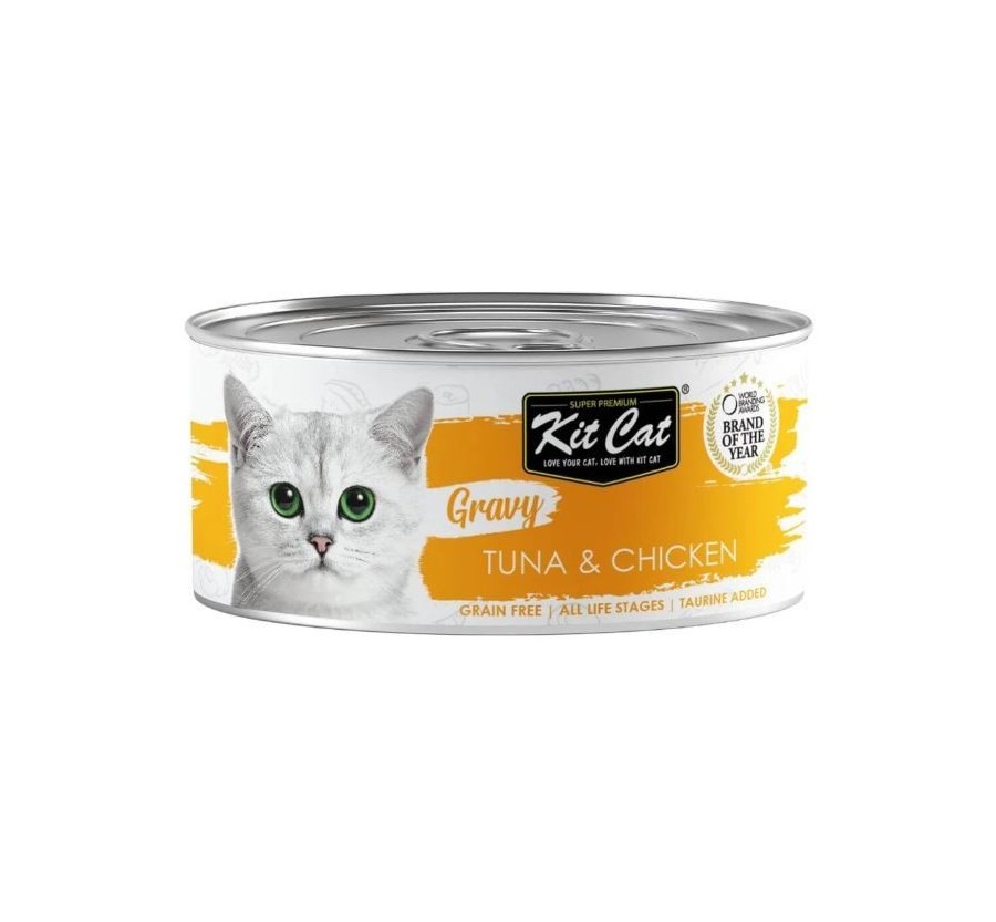 Kit Cat Llauna Gravy - Tonyina i pollastre 70g