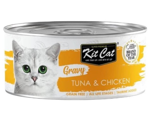 Kit Cat Llauna Gravy - Tonyina i pollastre 70g