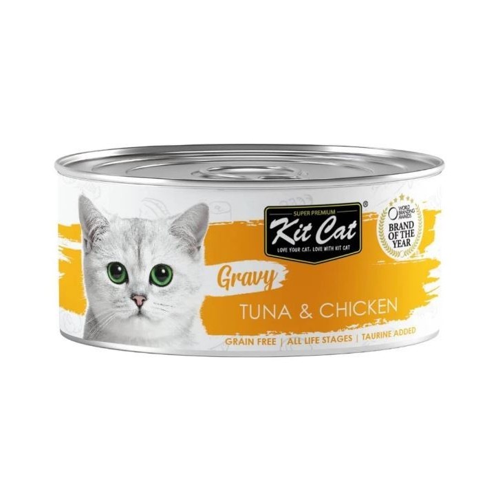 Kit Cat Llauna Gravy - Tonyina i pollastre 70g