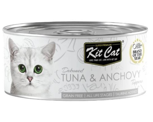 Kit Cat Llauna Toppers - Tonyina i anxoves 80g