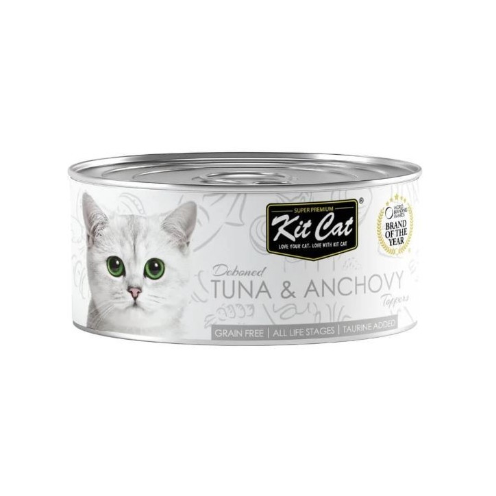 Kit Cat Llauna Toppers - Tonyina i anxoves 80g
