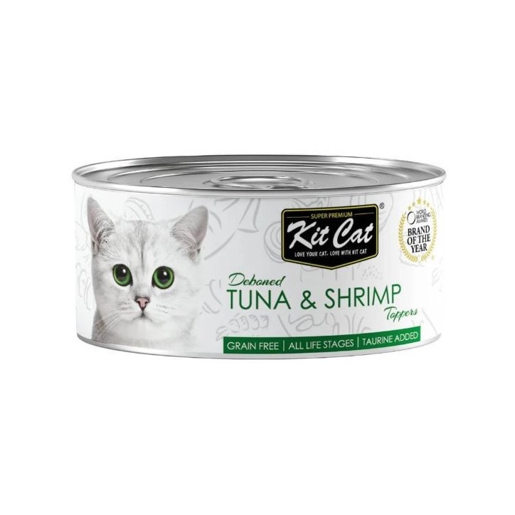 Kit Cat Llauna Toppers - Tonyina i gambetes 80g