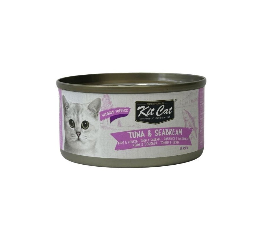 Kit Cat Llauna Toppers - Tonyina i daurada 80g