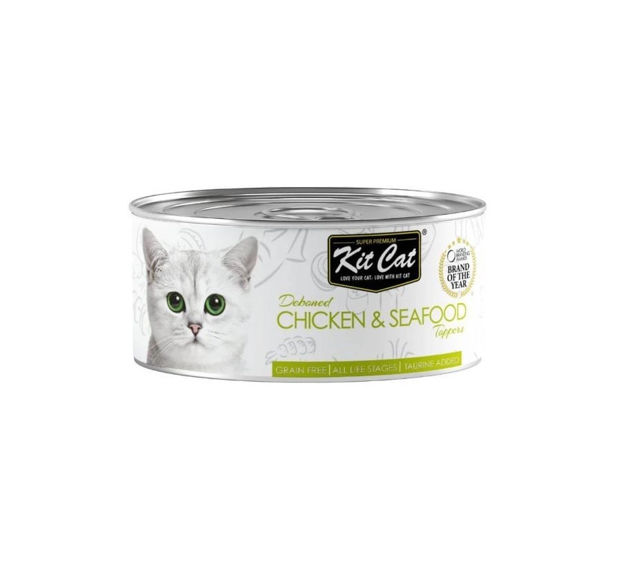 Kit Cat Llauna Toppers - Pollastre i tonyina 80g