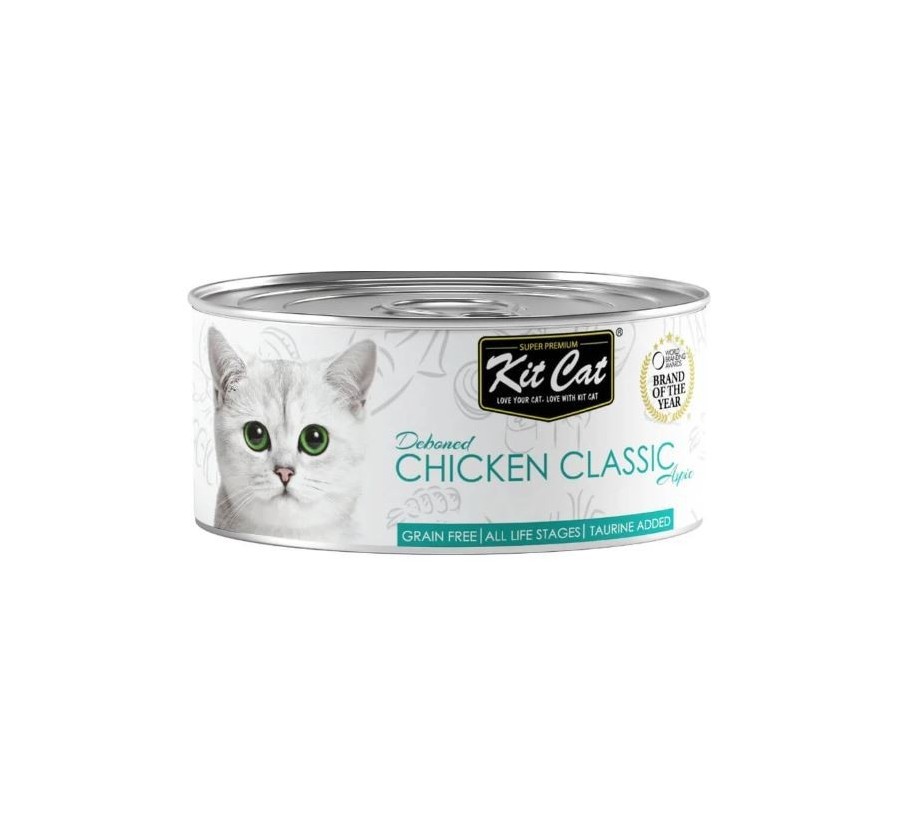 Kit Cat Llauna Toppers - Pollastre Clàssic 80g
