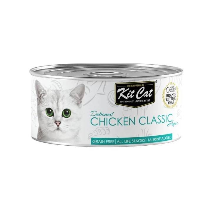 Kit Cat Llauna Toppers - Pollastre Clàssic 80g