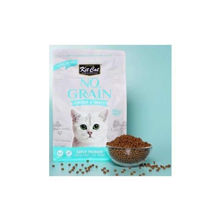 Kit Cat No Grain amb pollastre i gall dindi 1kg