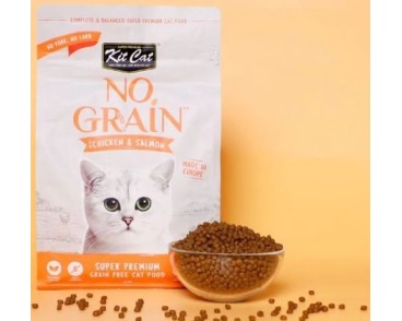 Kit Cat No Grain amb pollastre i salmó 1kg