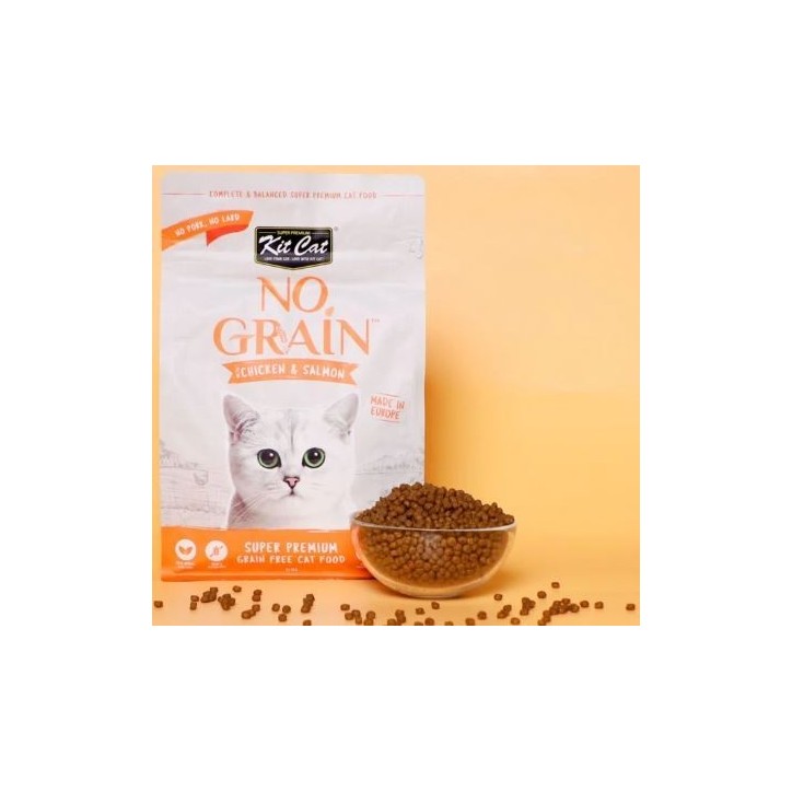 Kit Cat No Grain amb pollastre i salmó 1kg