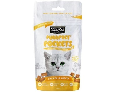 Kit Cat Purrfect Pockets - Pollastre i formatge 60g