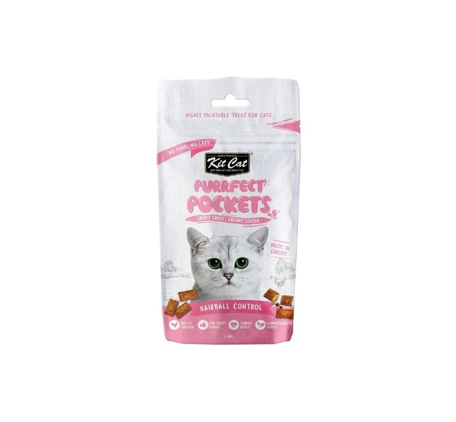 Kit Cat Purrfect Pockets - Control de boles de pèl 60g