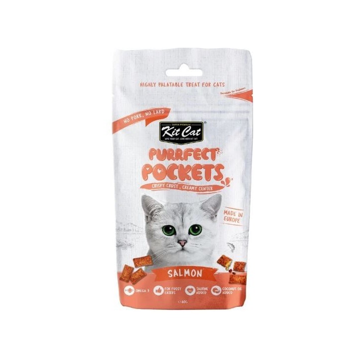 Kit Cat Purrfect Pockets - Salmó 60g