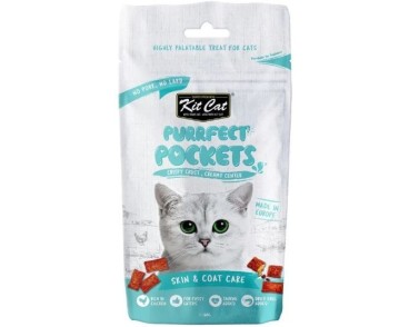 Kit Cat Purrfect Pockets - Cura de pell i pelatge 60g