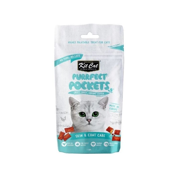 Kit Cat Purrfect Pockets - Cura de pell i pelatge 60g