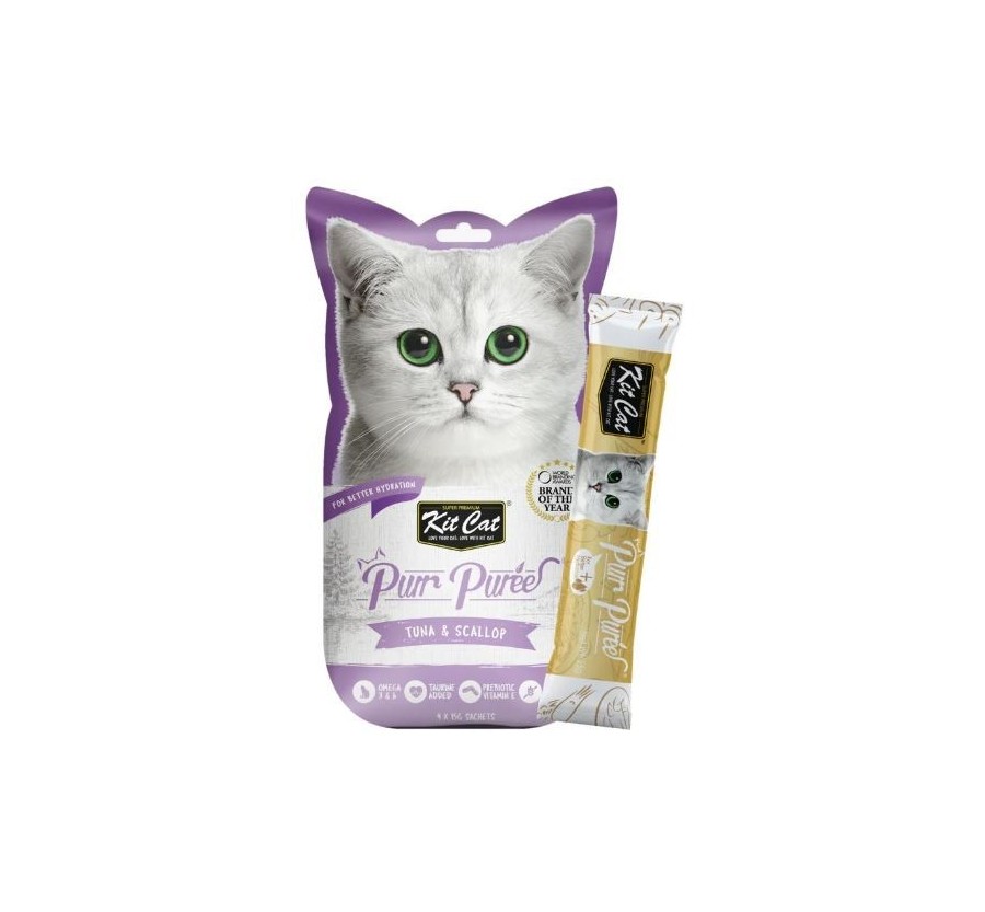 Kit Cat PurrPuree - Tonyina i vieires 60g