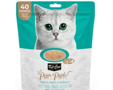 Kit Cat PurrPuree ValuePack - Tonyina i fibra 40x15g